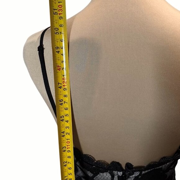 Lulus Floral Lace Midi Dress Sz S Black Gothic Romantic Event Formal Dark Fairy - Picture 11 of 14